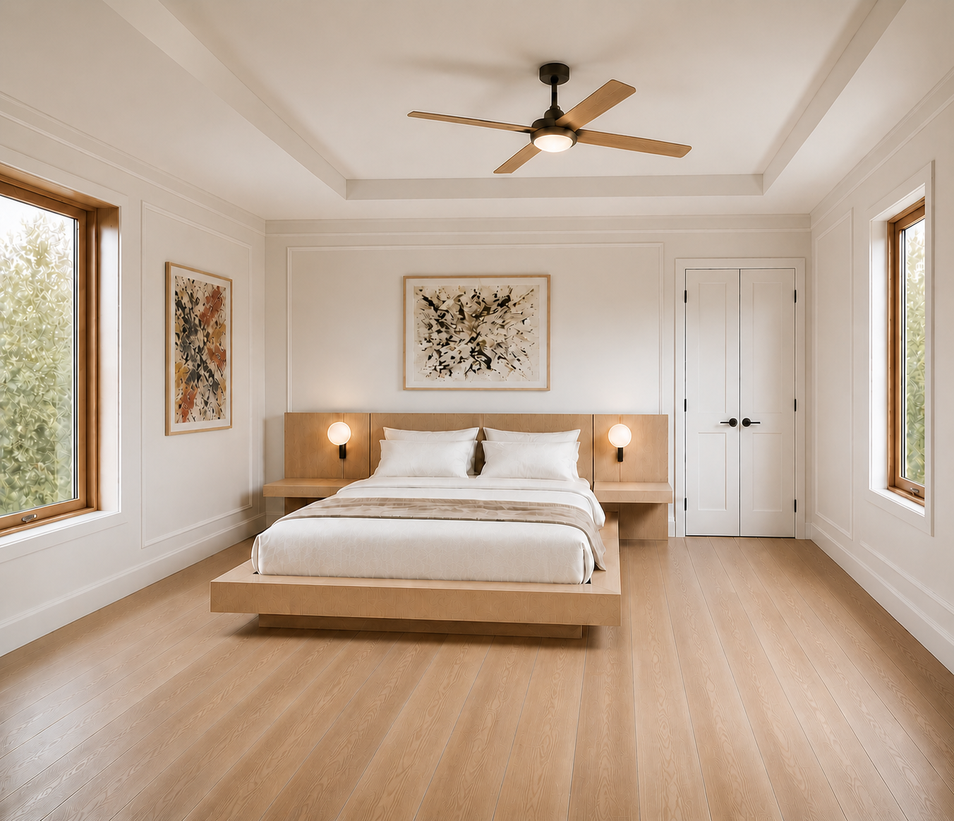 Concept rendering of the main-level guest bedroom