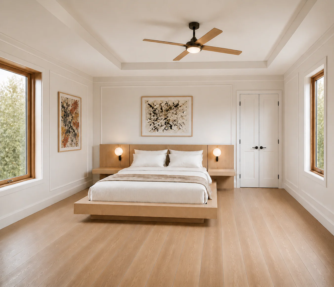 Concept rendering of the main-level guest bedroom