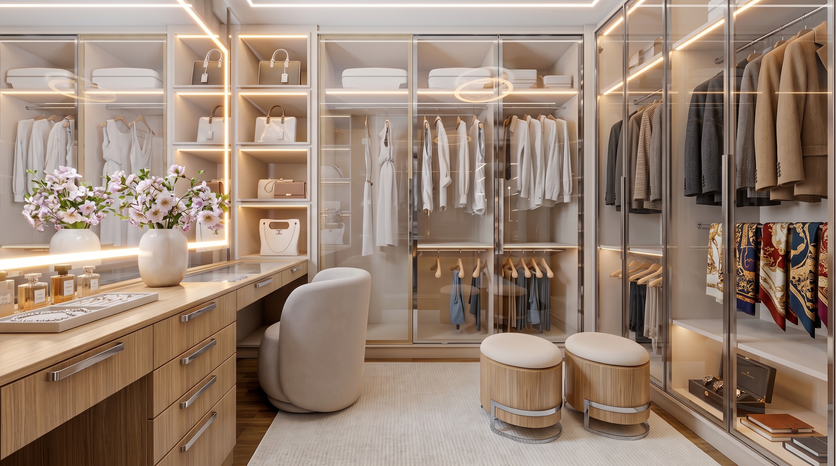 Concept rendering of the primary dressing room